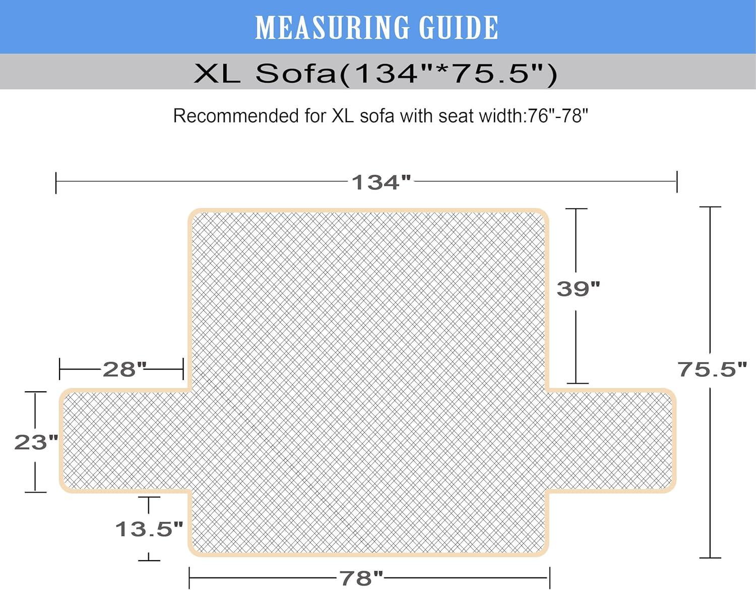 imageAmeritex Couch Sofa Slipcover 100 Waterproof Nonslip Quilted Furniture Protector Slipcover for Dogs Children Pets Sofa Slipcover Machine Washable Light Grey 68quotChocolate