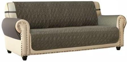imageAmeritex Couch Sofa Slipcover 100 Waterproof Nonslip Quilted Furniture Protector Slipcover for Dogs Children Pets Sofa Slipcover Machine Washable Light Grey 68quotGreen
