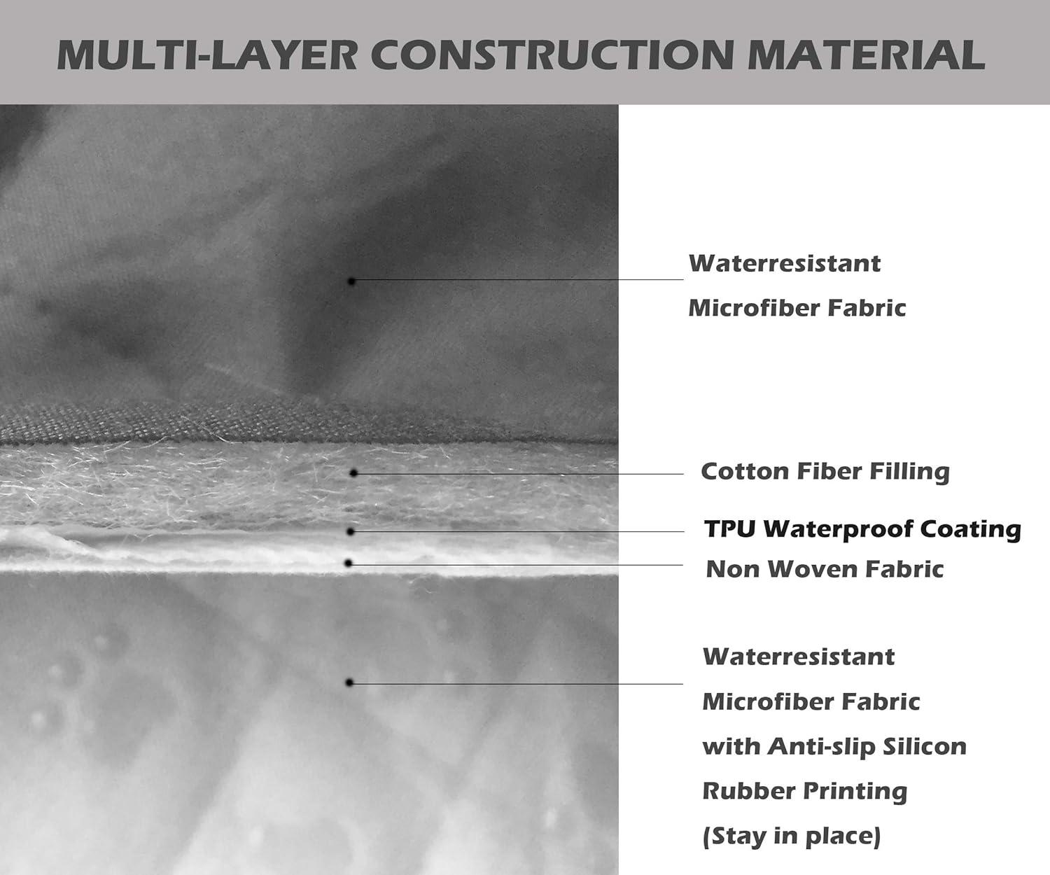 imageAmeritex Couch Sofa Slipcover 100 Waterproof Nonslip Quilted Furniture Protector Slipcover for Dogs Children Pets Sofa Slipcover Machine Washable Light Grey 68quotBurgundy