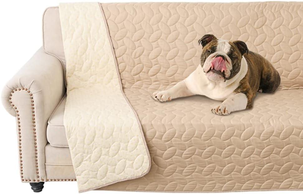 imageAmeritex Pet Bed Cover Dog Bed Blanket for Sofa and Furniture Waterproof New Pattern Design 52x82 Inch BeigeBeige