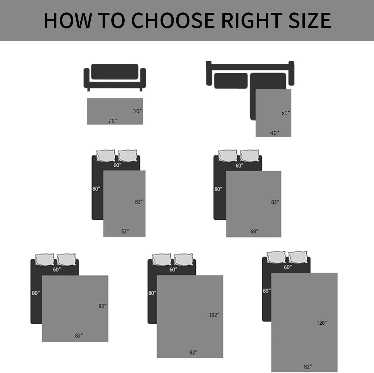 imageAmeritex Pet Bed Cover Dog Bed Blanket for Sofa and Furniture Waterproof New Pattern Design 52x82 Inch BeigeLightgrey