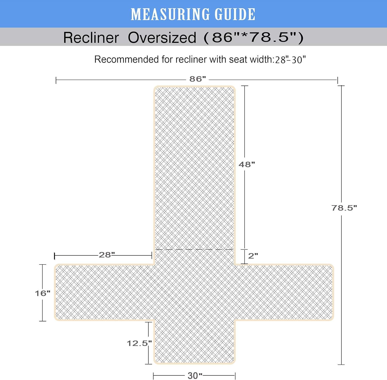 imageAmeritex Waterproof Nonslip Recliner Cover Stay in Place Dog Chair Cover Furniture Protector Ideal Recliner Slipcovers for Pets and Kids Pink 23quotBurgundy