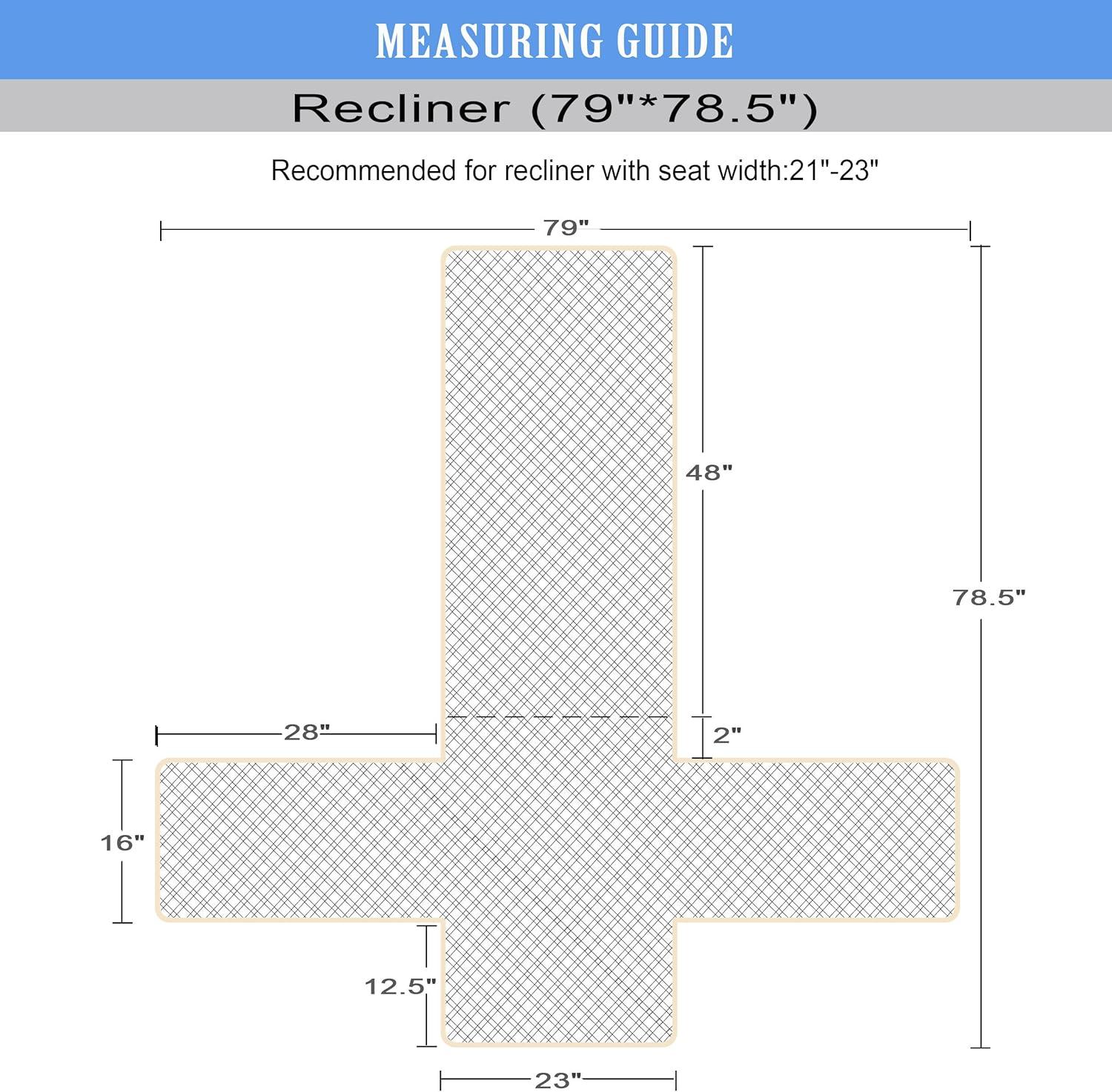 imageAmeritex Waterproof Nonslip Recliner Cover Stay in Place Dog Chair Cover Furniture Protector Ideal Recliner Slipcovers for Pets and Kids Pink 23quotGreen