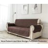 imageAmeritex Couch Sofa Slipcover 100 Waterproof Nonslip Quilted Furniture Protector Slipcover for Dogs Children Pets Sofa Slipcover Machine Washable Light Grey 68quotChocolate