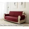 imageAmeritex Couch Sofa Slipcover 100 Waterproof Nonslip Quilted Furniture Protector Slipcover for Dogs Children Pets Sofa Slipcover Machine Washable Light Grey 68quotBurgundy