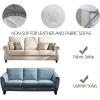 imageAmeritex Couch Sofa Slipcover 100 Waterproof Nonslip Quilted Furniture Protector Slipcover for Dogs Children Pets Sofa Slipcover Machine Washable Light Grey 68quotLight Grey