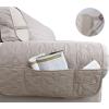 imageAmeritex Couch Sofa Slipcover 100 Waterproof Nonslip Quilted Furniture Protector Slipcover for Dogs Children Pets Sofa Slipcover Machine Washable Light Grey 68quotBeige