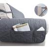 imageAmeritex Couch Sofa Slipcover 100 Waterproof Nonslip Quilted Furniture Protector Slipcover for Dogs Children Pets Sofa Slipcover Machine Washable Light Grey 68quotLight Grey