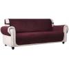 imageAmeritex Couch Sofa Slipcover 100 Waterproof Nonslip Quilted Furniture Protector Slipcover for Dogs Children Pets Sofa Slipcover Machine Washable Light Grey 68quotBurgundy