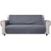 imageAmeritex Couch Sofa Slipcover 100 Waterproof Nonslip Quilted Furniture Protector Slipcover for Dogs Children Pets Sofa Slipcover Machine Washable Light Grey 68quotLight Grey