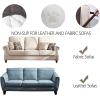 imageAmeritex Couch Sofa Slipcover 100 Waterproof Nonslip Quilted Furniture Protector Slipcover for Dogs Children Pets Sofa Slipcover Machine Washable Light Grey 68quotChocolate