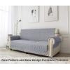 imageAmeritex Couch Sofa Slipcover 100 Waterproof Nonslip Quilted Furniture Protector Slipcover for Dogs Children Pets Sofa Slipcover Machine Washable Light Grey 68quotLight Grey
