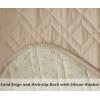 imageAmeritex Loveseat Cover WaterResistant Quilted Furniture Protector with Back Nonslip Paws Slipcover for Dogs Kids Pets Loveseat Slipcover Stay in Place for Leather 46quot BeigeBeige