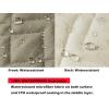 imageAmeritex Loveseat Cover WaterResistant Quilted Furniture Protector with Back Nonslip Paws Slipcover for Dogs Kids Pets Loveseat Slipcover Stay in Place for Leather 46quot BeigeGreen