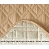 imageAmeritex Loveseat Cover WaterResistant Quilted Furniture Protector with Back Nonslip Paws Slipcover for Dogs Kids Pets Loveseat Slipcover Stay in Place for Leather 46quot BeigeSand