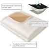 imageAmeritex Pet Bed Blanket Reversible 100 Waterproof Velvet Super Soft for Sofa and Bed 82x102 Inches Light GreyGreyCreamsand