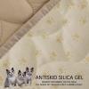 imageAmeritex Pet Bed Cover Dog Bed Blanket for Sofa and Furniture Waterproof New Pattern Design 52x82 Inch BeigeBeige