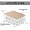 imageAmeritex Pet Bed Cover Dog Bed Blanket for Sofa and Furniture Waterproof New Pattern Design 52x82 Inch BeigeBeige
