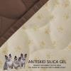 imageAmeritex Pet Bed Cover Dog Bed Blanket for Sofa and Furniture Waterproof New Pattern Design 52x82 Inch BeigeChocolate