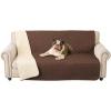 imageAmeritex Pet Bed Cover Dog Bed Blanket for Sofa and Furniture Waterproof New Pattern Design 52x82 Inch BeigeChocolate