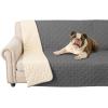 imageAmeritex Pet Bed Cover Dog Bed Blanket for Sofa and Furniture Waterproof New Pattern Design 52x82 Inch BeigeDarkgrey