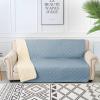 imageAmeritex Pet Bed Cover Dog Bed Blanket for Sofa and Furniture Waterproof New Pattern Design 52x82 Inch BeigeLightblue