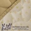 imageAmeritex Pet Bed Cover Dog Bed Blanket for Sofa and Furniture Waterproof New Pattern Design 52x82 Inch BeigeSand