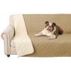 imageAmeritex Pet Bed Cover Dog Bed Blanket for Sofa and Furniture Waterproof New Pattern Design 52x82 Inch BeigeSand