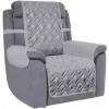 imageAmeritex Waterproof Nonslip Recliner Cover Stay in Place Dog Chair Cover Furniture Protector Ideal Recliner Slipcovers for Pets and Kids Pink 23quotLight Grey