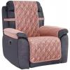 imageAmeritex Waterproof Nonslip Recliner Cover Stay in Place Dog Chair Cover Furniture Protector Ideal Recliner Slipcovers for Pets and Kids Pink 23quotPink