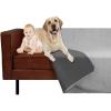 imageAmeritex Pet Bed Blanket Reversible 100 Waterproof Velvet Super Soft for Sofa and Bed 82x102 Inches Light GreyGreySilvergreygrey