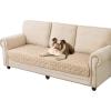 imageAmeritex Pet Bed Cover Dog Bed Blanket for Sofa and Furniture Waterproof New Pattern Design 52x82 Inch BeigeBeige