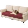 imageAmeritex Pet Bed Cover Dog Bed Blanket for Sofa and Furniture Waterproof New Pattern Design 52x82 Inch BeigeBurgundy